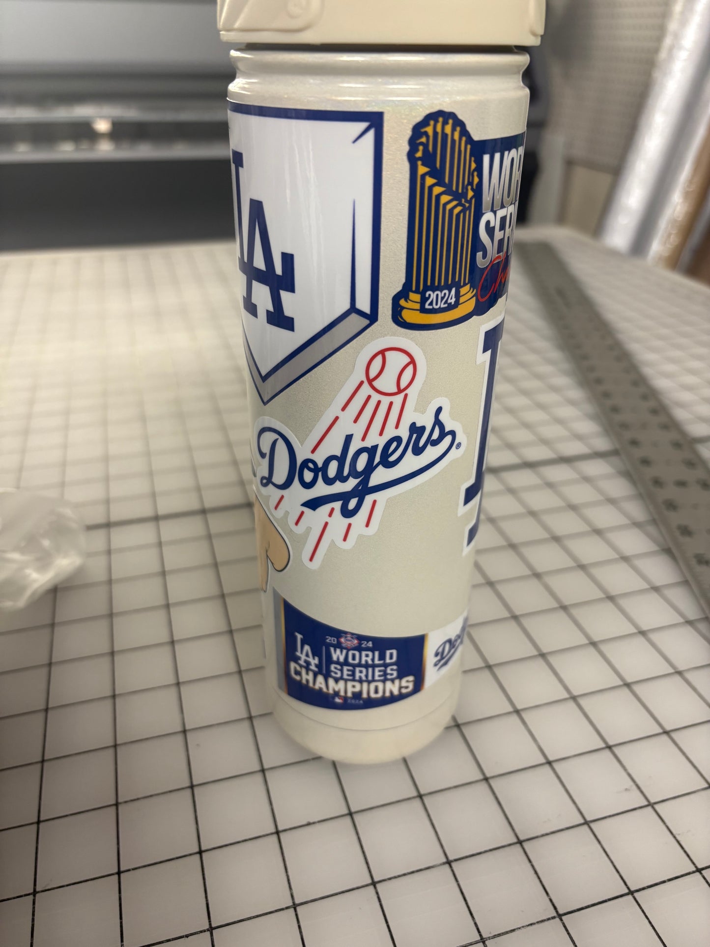 10 Piece Bleed Blue Sticker pack